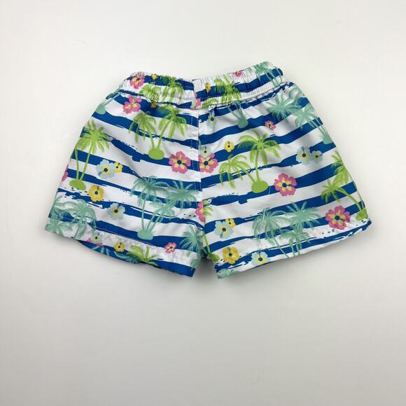 Classic Whimsy Striped Tropical swim Shorts - Picture 6 of 6
